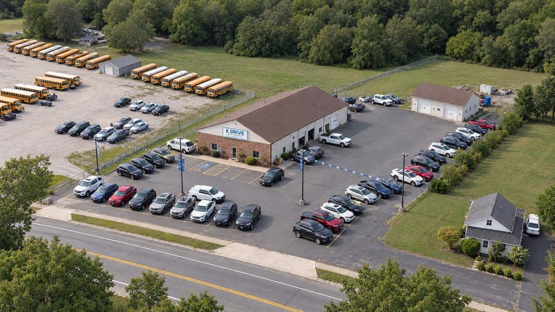 Aerial view of the E Drive Motors East property in Madison, Ohio